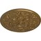 Ekena Millwork Baile Ceiling Medallion (Fits Canopies up to 6"), Hand-Painted Pale Gold, 31 1/4"OD x 2 1/4"P CM31BAPAS - alternate 3